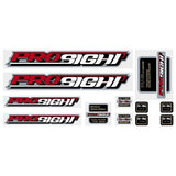 Hattori - Pro sight decal set - Old school bmx - Bmx Products AU
