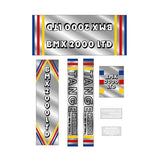 Healing - BMX2000 chrome decal set - old school bmx - Bmx Products AU