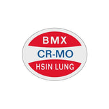 HSIN LUNG - Cromo Oval bar decal - Old school bmx - Bmx Products AU