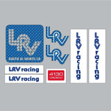 LRV - BLUE decal set - old school bmx - Bmx Products AU