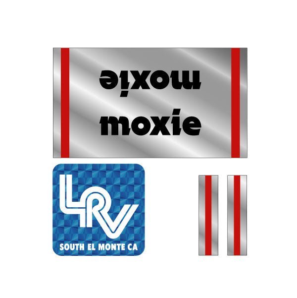 LRV - Moxie - decal SET - old school bmx - Bmx Products AU