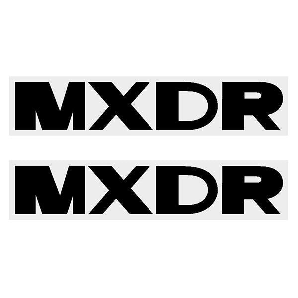 Madison - Chain stay decals - MXDR - BLACK - old school bmx - Bmx Products AU