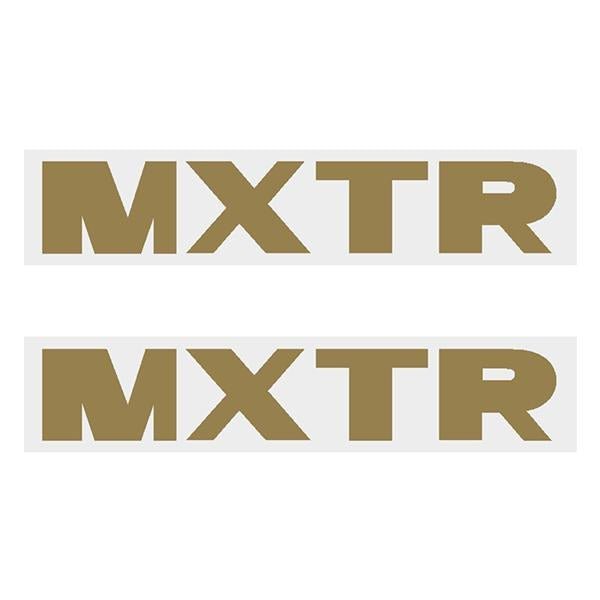 Madison - Chain stay decals - MXTR - GOLD - old school bmx - Bmx Products AU