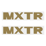 Madison - Chain stay decals - MXTR - GOLD - old school bmx - Bmx Products AU