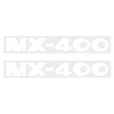 Madison - Fork decals - MX - 400 WHITE - old school bmx - Bmx Products AU