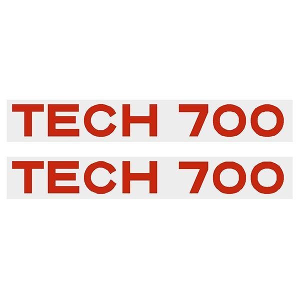 Madison - Fork decals - TECH 700 RED - old school bmx - Bmx Products AU