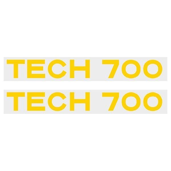 Madison - Fork decals - TECH 700 YELLOW - old school bmx - Bmx Products AU