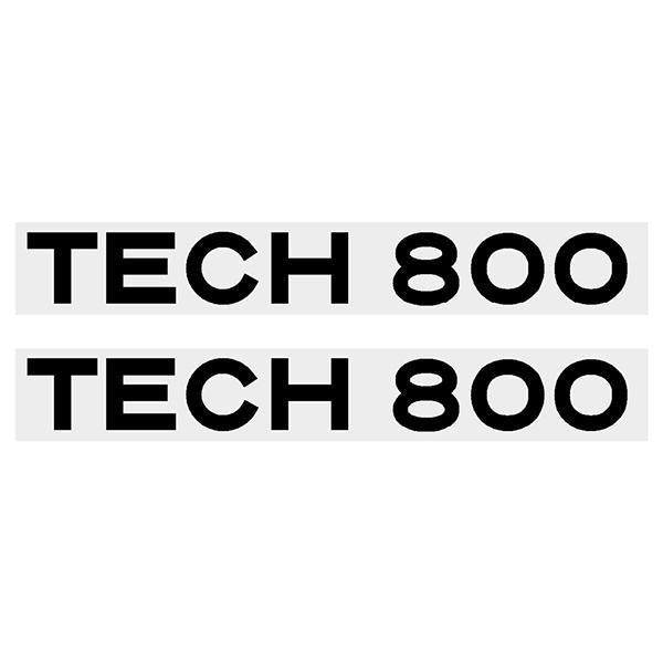 Madison - Fork decals - TECH 800 BLACK - old school bmx - Bmx Products AU