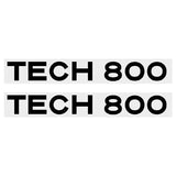 Madison - Fork decals - TECH 800 BLACK - old school bmx - Bmx Products AU