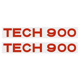 Madison - Fork decals - TECH 900 RED - old school bmx - Bmx Products AU