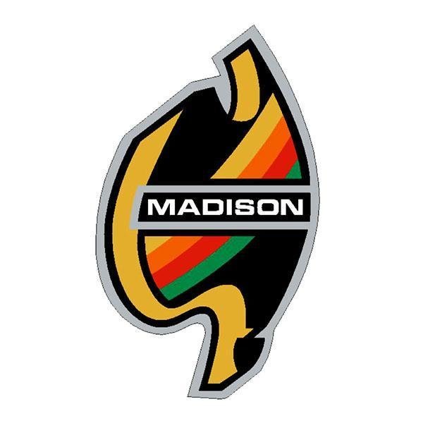 Madison - Head tube decal - Chrome AUSTRALIA - old school bmx - Bmx Products AU