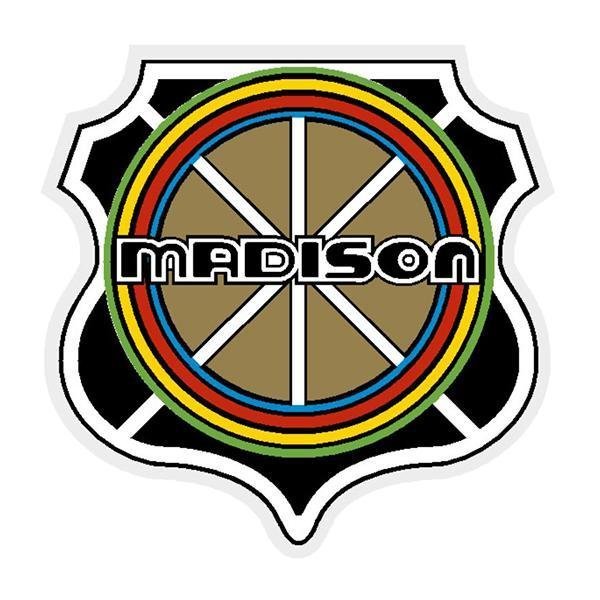 Madison - Head tube decal - SHIELD - old school bmx - Bmx Products AU