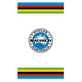 Madison - Seat tube decal - ATOM GEN2 - LONG - WHITE - old school bmx - Bmx Products AU