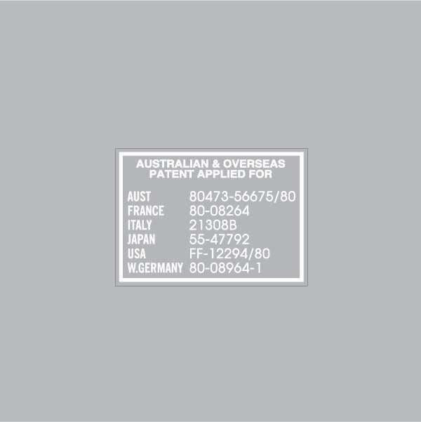 Madison - T CRUISER Patent Seat tube decal - WHITE on CLEAR - old school bmx - Bmx Products AU