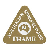 Madison - Top tube decal - Australian manufactured frame - GOLD - old school bmx - Bmx Products AU