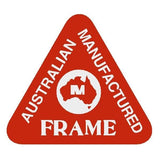 Madison - Top tube decal - Australian manufactured frame - RED - old school bmx - Bmx Products AU