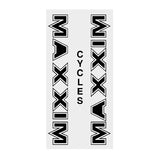 Maxxim - Black Early seat tube decal - Old school bmx - Bmx Products AU