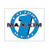 Maxxim - FACTORY TEAM mid blue decal - Old school bmx - Bmx Products AU