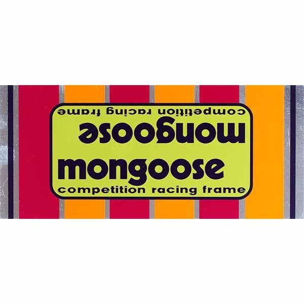 Mongoose - 1977 - 80 Motomag Green Down tube decal - Old school bmx - Bmx Products AU