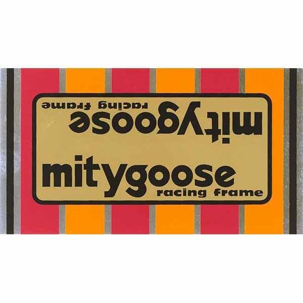 Mongoose - 1980 - 81 Mitygoose Gold Down tube decal - Old school bmx - Bmx Products AU