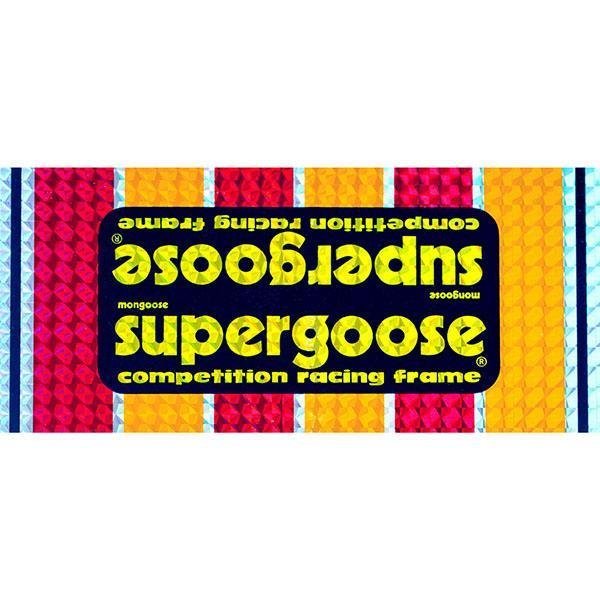 Mongoose - 1980 - 83 Supergoose PRISM Down tube decal - Old school bmx - Bmx Products AU