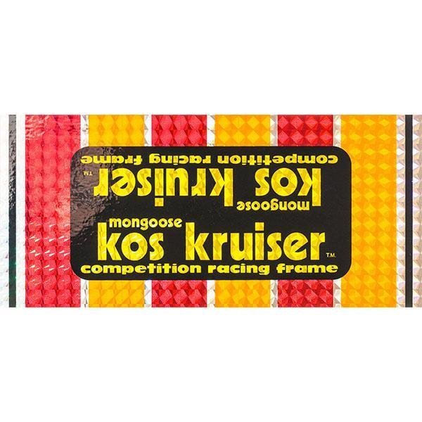 Mongoose - 1980 Kos Krusier - prism Decal set - Old School bmx - Bmx Products AU