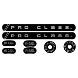 Mongoose - 1982 - 86 Pro Class crank, brakes decal kit Decal set - Old school bmx - Bmx Products AU
