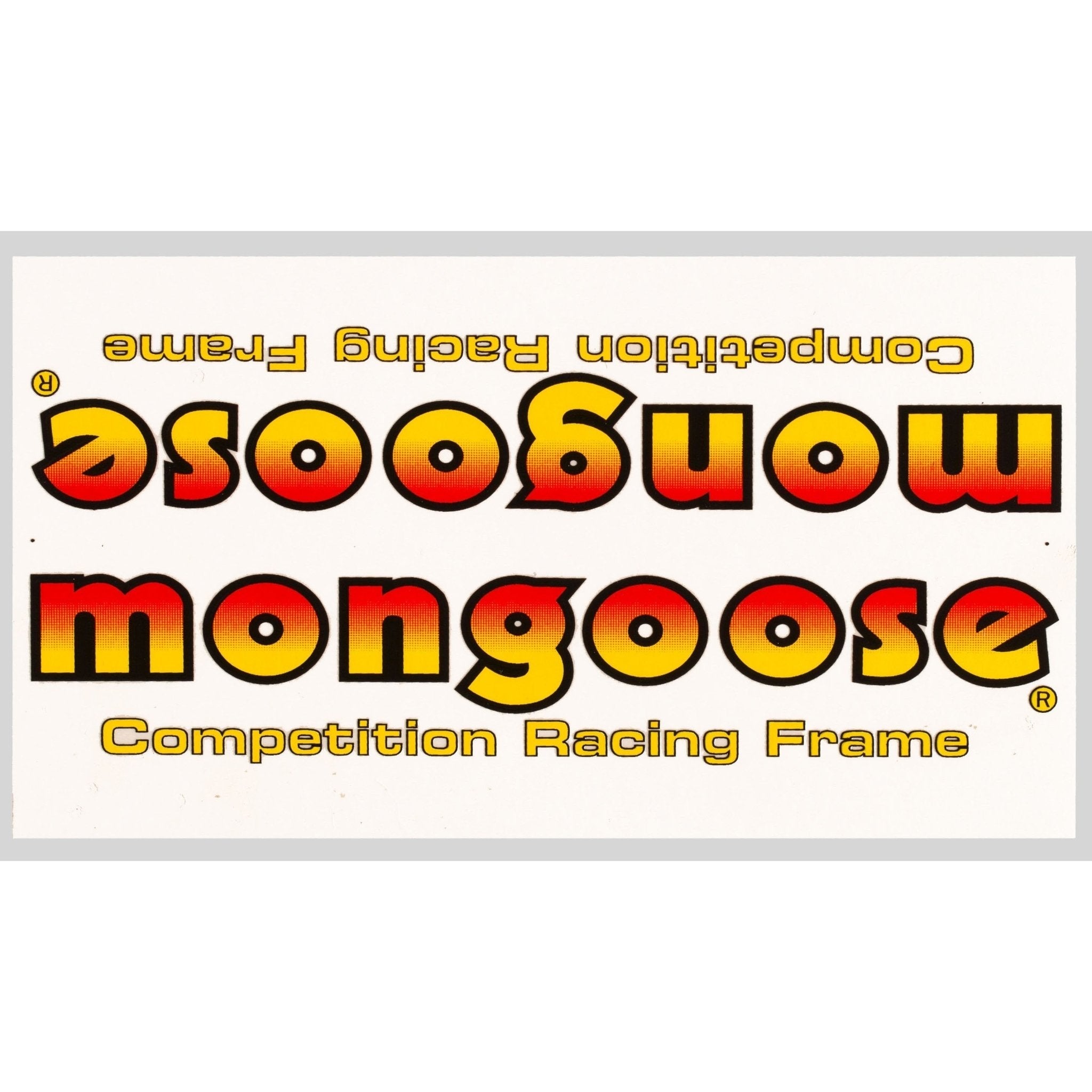 Mongoose - 1983 - 85 downtube Decal - Old school bmx - Bmx Products AU