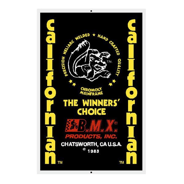 Mongoose - 1983 Californian "Red Chatsworth" Decal set - Old school bmx - Bmx Products AU