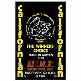 Mongoose - 1984 Californian "Red Taiwan" Decal set - Old school bmx - Bmx Products AU