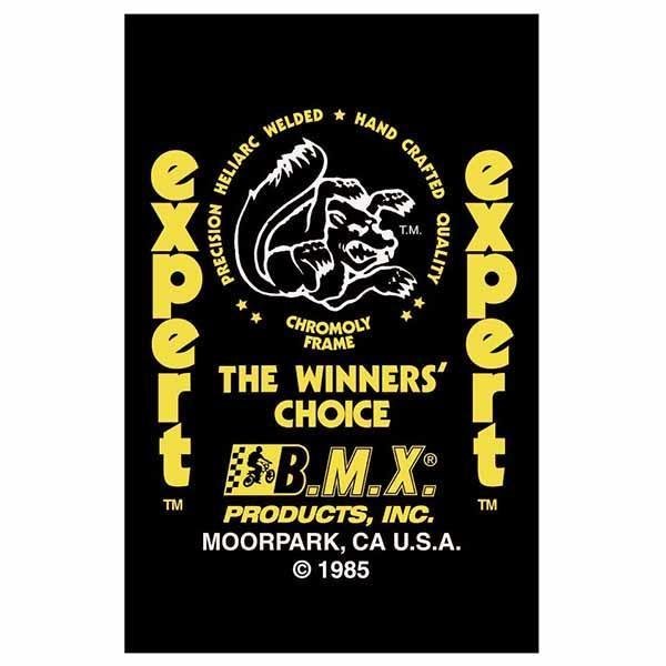 Mongoose - 1985 Expert "Yellow" Decal set - Old school bmx - Bmx Products AU