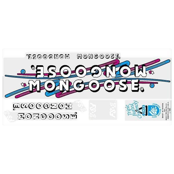 Mongoose - 1986 FS1 Freestyle Decal set - Old school bmx - Bmx Products AU