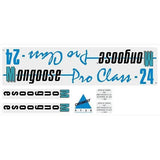 Mongoose - 1987 - 88 Pro Class 24 Decal set - Old school bmx - Bmx Products AU