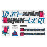 Mongoose - 1988 Lil' QT decal set - old school bmx - Bmx Products AU