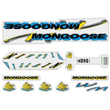 Mongoose - 1993 Villain - for chrome frame Decal set - old school bmx - Bmx Products AU