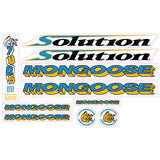 Mongoose - 1995 Solution - Decal set - old school bmx - Bmx Products AU