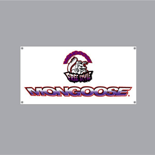 Mongoose - 1997 Freestyle Purple Banner - old school bmx - Bmx Products AU