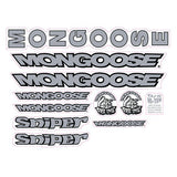 Mongoose - 1998 Sniper for blue frame - Decal set - old school bmx - Bmx Products AU