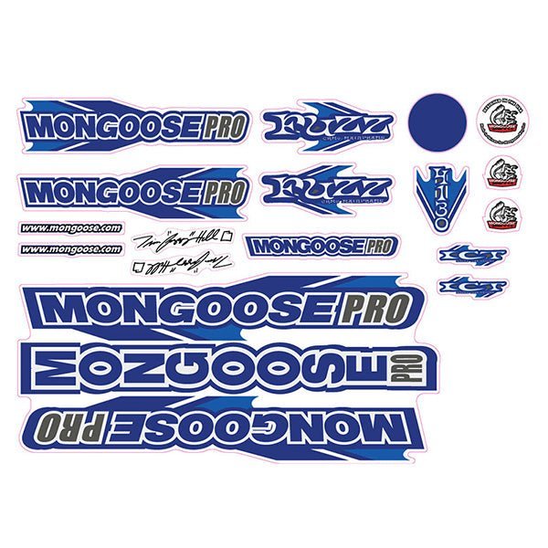 Mongoose - 2000 Fuzz - Decal set - old school bmx - Bmx Products AU