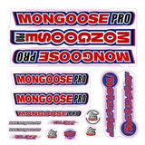 Mongoose - 2000 Motivator for chrome frame - Decal set - old school bmx - Bmx Products AU