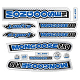 Mongoose - 2000 PRO Expert for Green frame - Decal set - old school bmx - Bmx Products AU