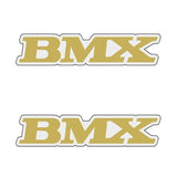 Mongoose - Aero SEAT - GOLD - side decal set - Old school bmx - Bmx Products AU