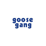 Mongoose - "GOOSE GANG" die - cut BLUE plate decal - Old school bmx - Bmx Products AU