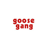 Mongoose - "GOOSE GANG" die - cut RED plate decal - Old school bmx - Bmx Products AU