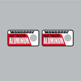Mongoose - Heat treated rim decals - Old school bmx - Bmx Products AU