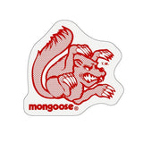 Mongoose - Helmet side Decals (pair) - Red filled in - Old school bmx - Bmx Products AU