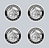 Mongoose - Mid school seat clamp BLACK decals - old school bmx - Bmx Products AU