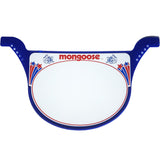 Mongoose race plate BLUE - Old School BMX - Bmx Products AU