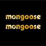 Mongoose seat decal DIECUT - Old school bmx - Bmx Products AU