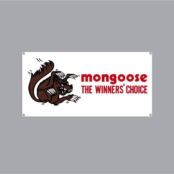 Mongoose - The Winners Choice Banner - old school bmx - Bmx Products AU